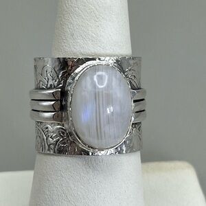 Sterling Silver Moonstone Ring